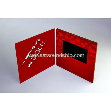 Customized Video Card Video Greeting Brochure LCD Invitation Card Video brochure